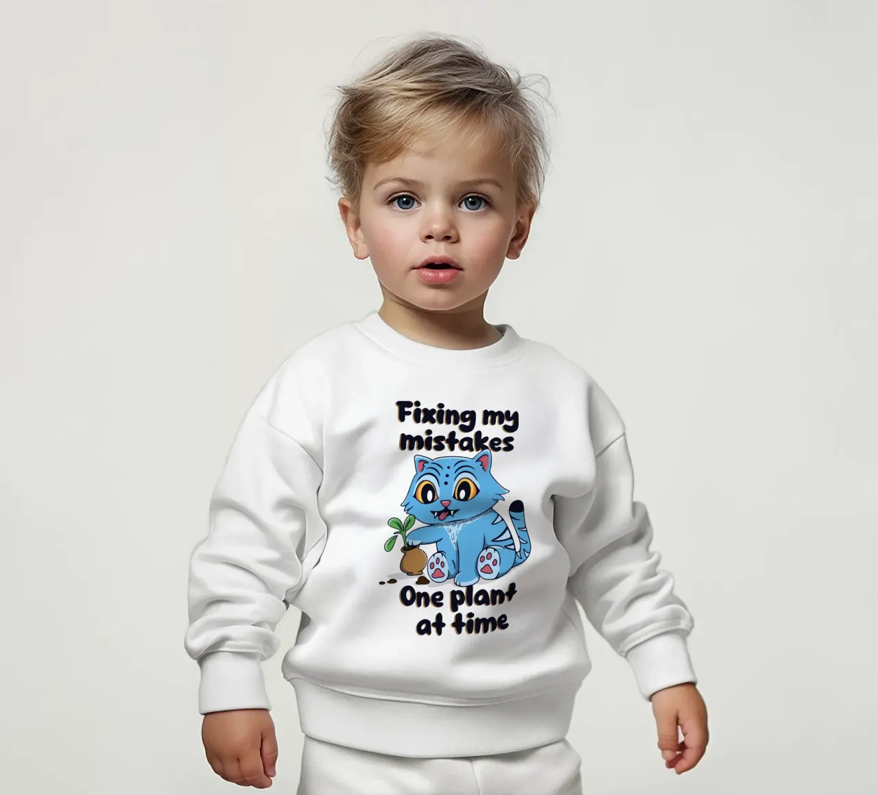 Correggere i miei errori - Derpy Tiger felpa neonato da Loobs