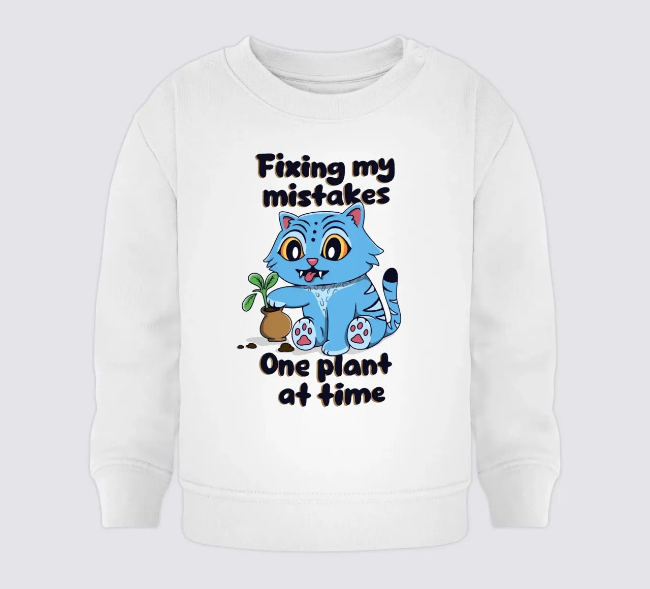 Correggere i miei errori - Derpy Tiger felpa neonato da Loobs
