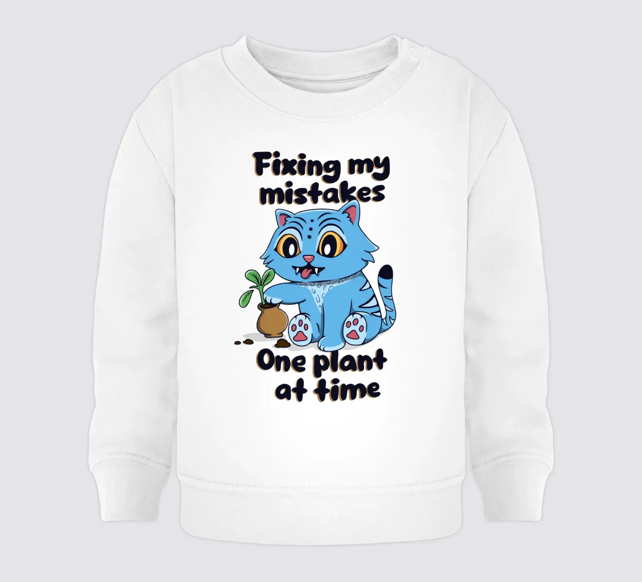 Correggere i miei errori - Derpy Tiger felpa neonato da Loobs
