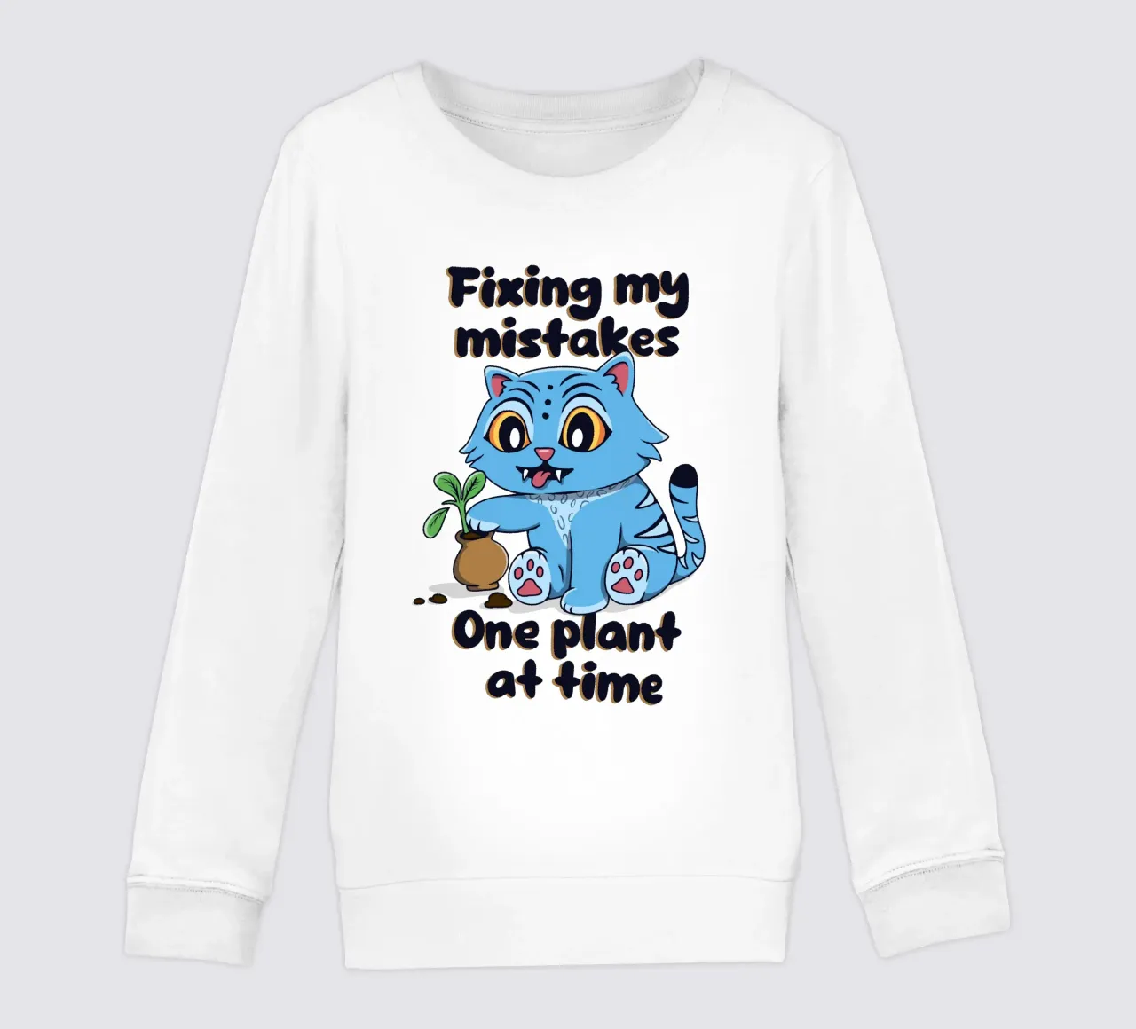 Corregir mis errores - Derpy Tiger sudadera para niño de Loobs