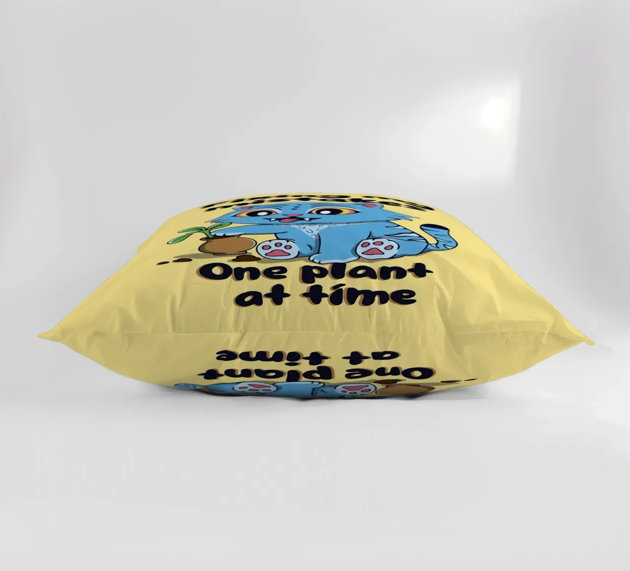 Fixing my mistakes - Derpy Tiger decorative cushion by Loobs