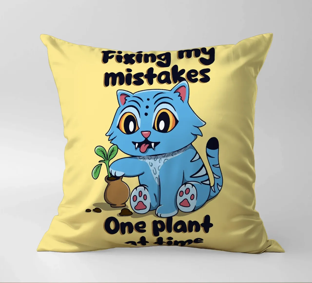 Correggere i miei errori - Derpy Tiger cuscino da Loobs