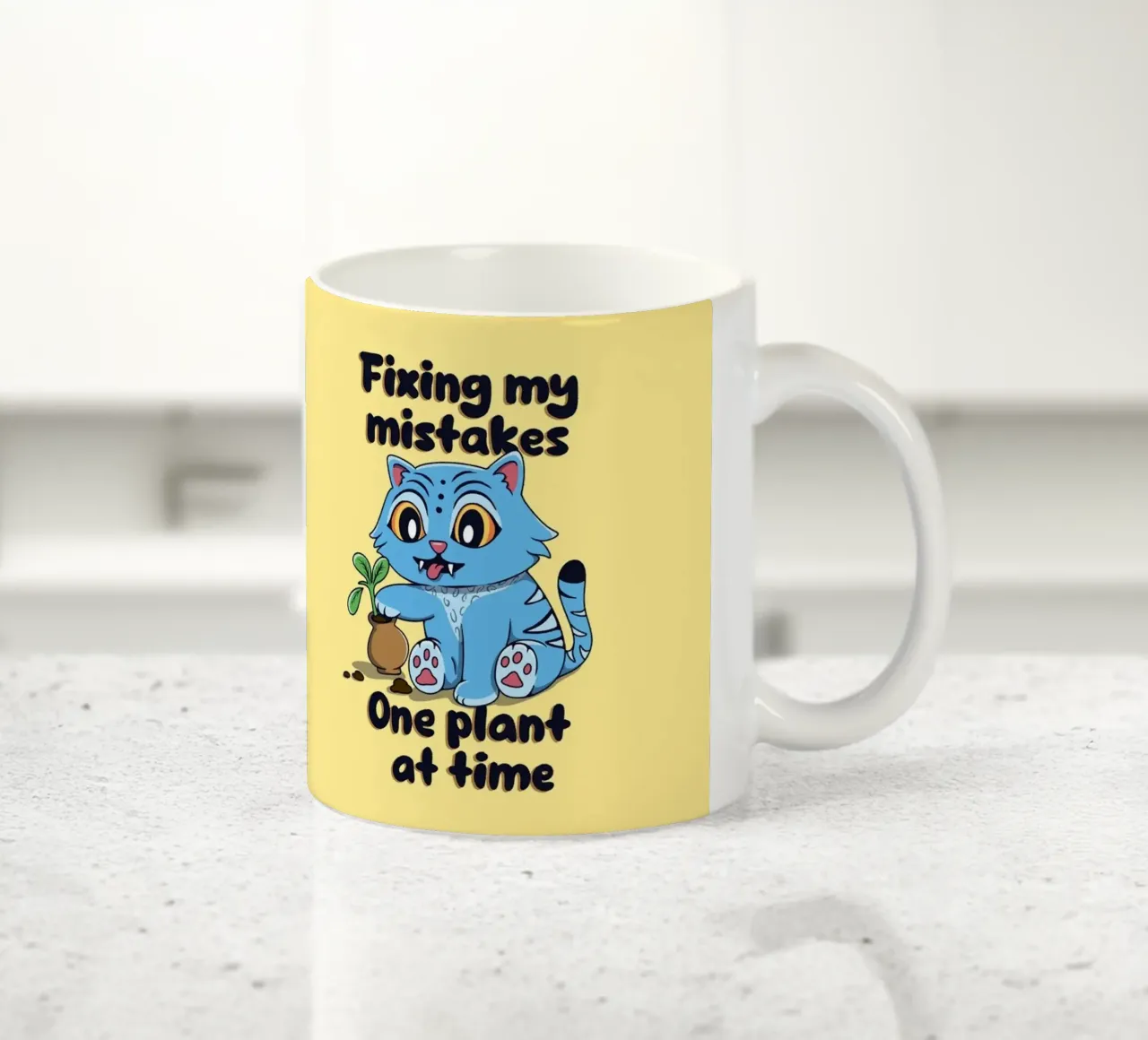 Correggere i miei errori - Derpy Tiger tazza in ceramica da Loobs