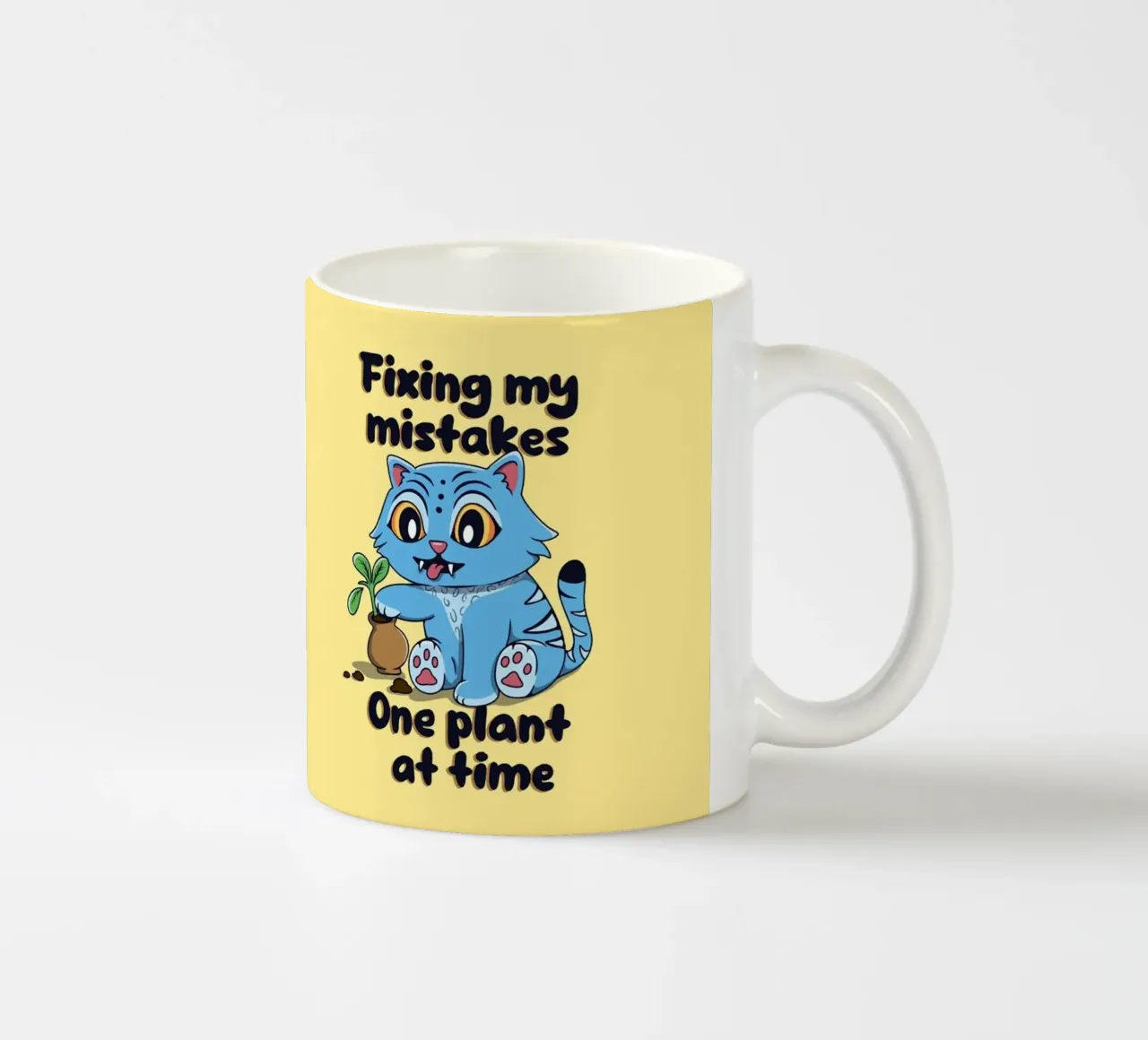 Correggere i miei errori - Derpy Tiger tazza in ceramica da Loobs