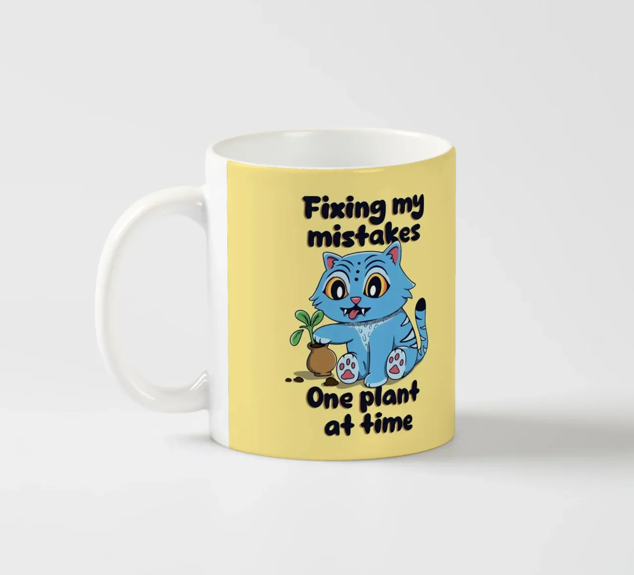Correggere i miei errori - Derpy Tiger tazza in ceramica da Loobs