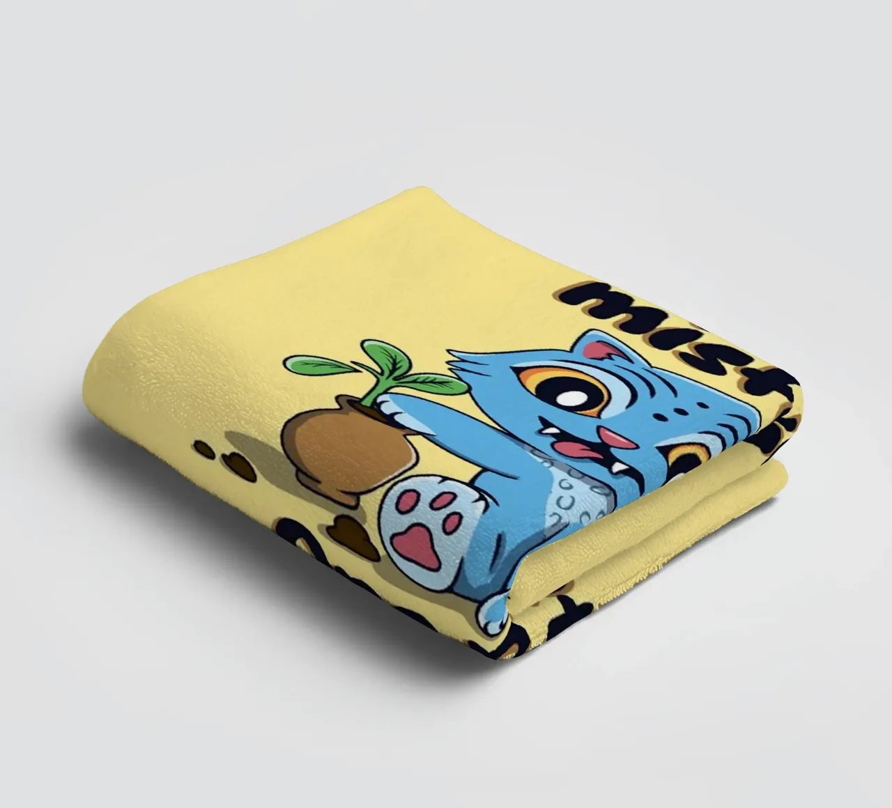 Fixing my mistakes - Derpy Tiger towel by Loobs