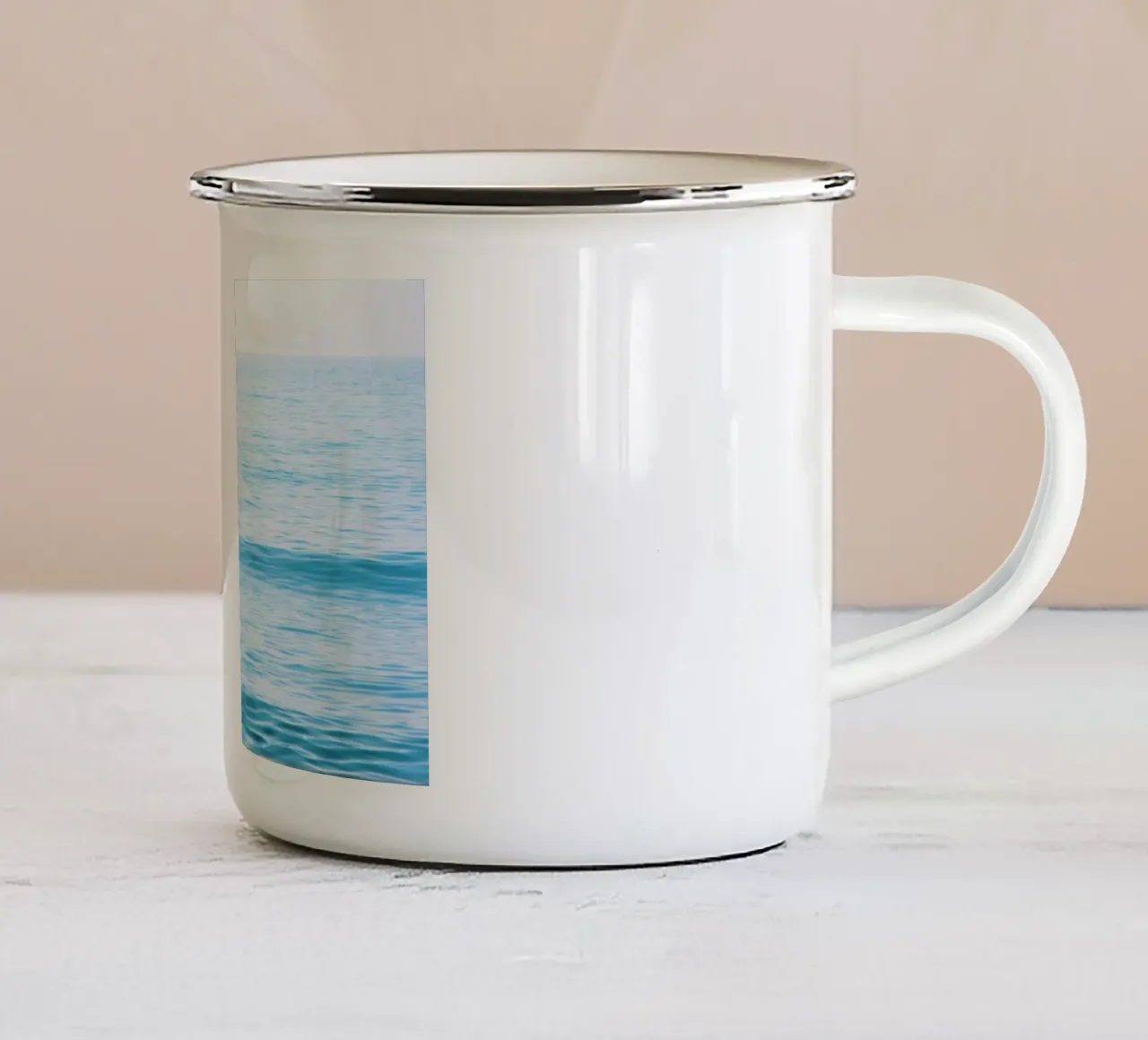 Calm sea tazza in smalto da Fjöllart