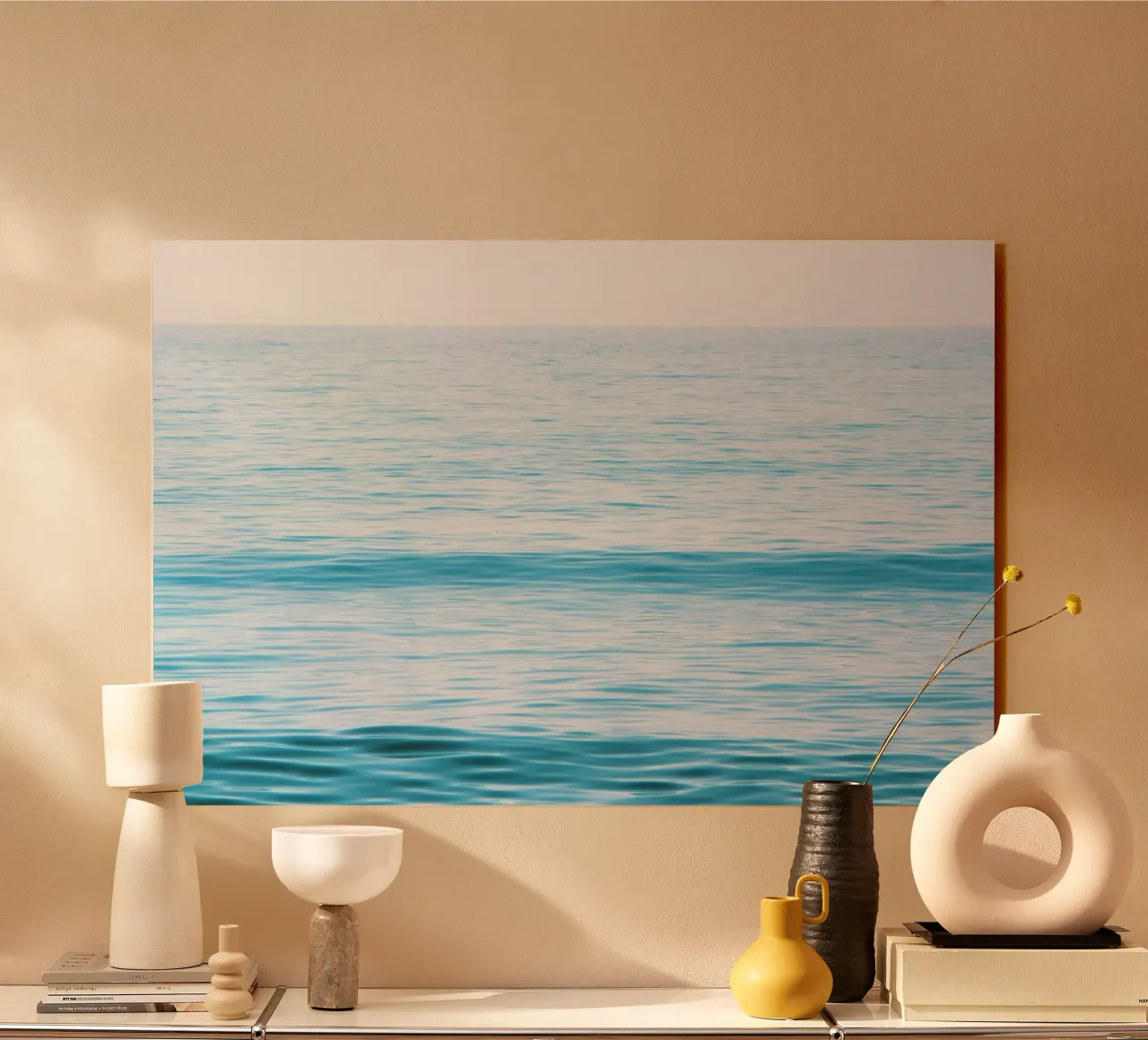 Calm sea acrylic glass by Fjöllart