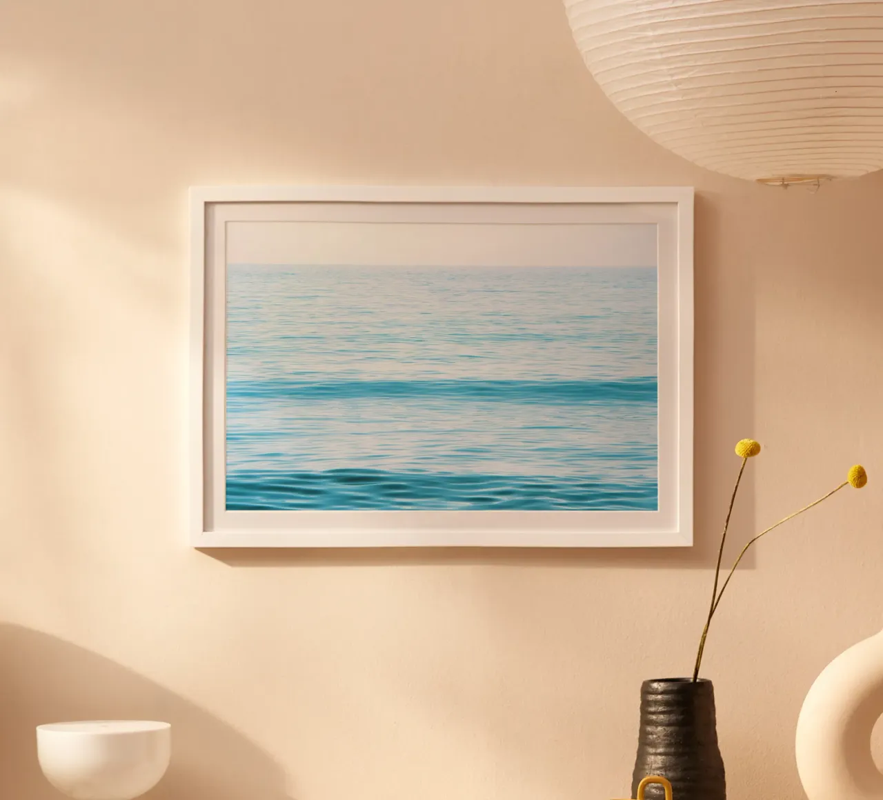 Calm sea Hahnemühle von Fjöllart