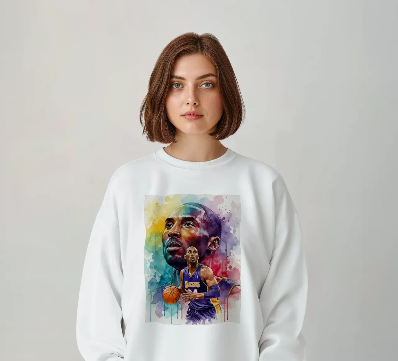 Kobe Bryant arte astratta colorata felpa da Kalis
