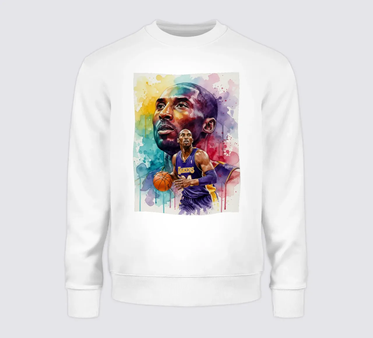 Kobe Bryant arte astratta colorata felpa da Kalis