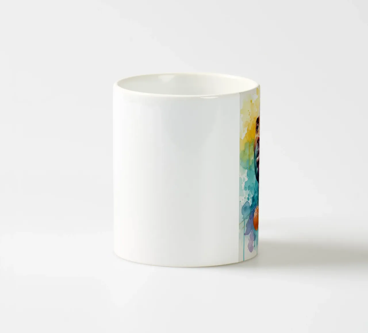 Kobe Bryant arte astratta colorata tazza in ceramica da Kalis