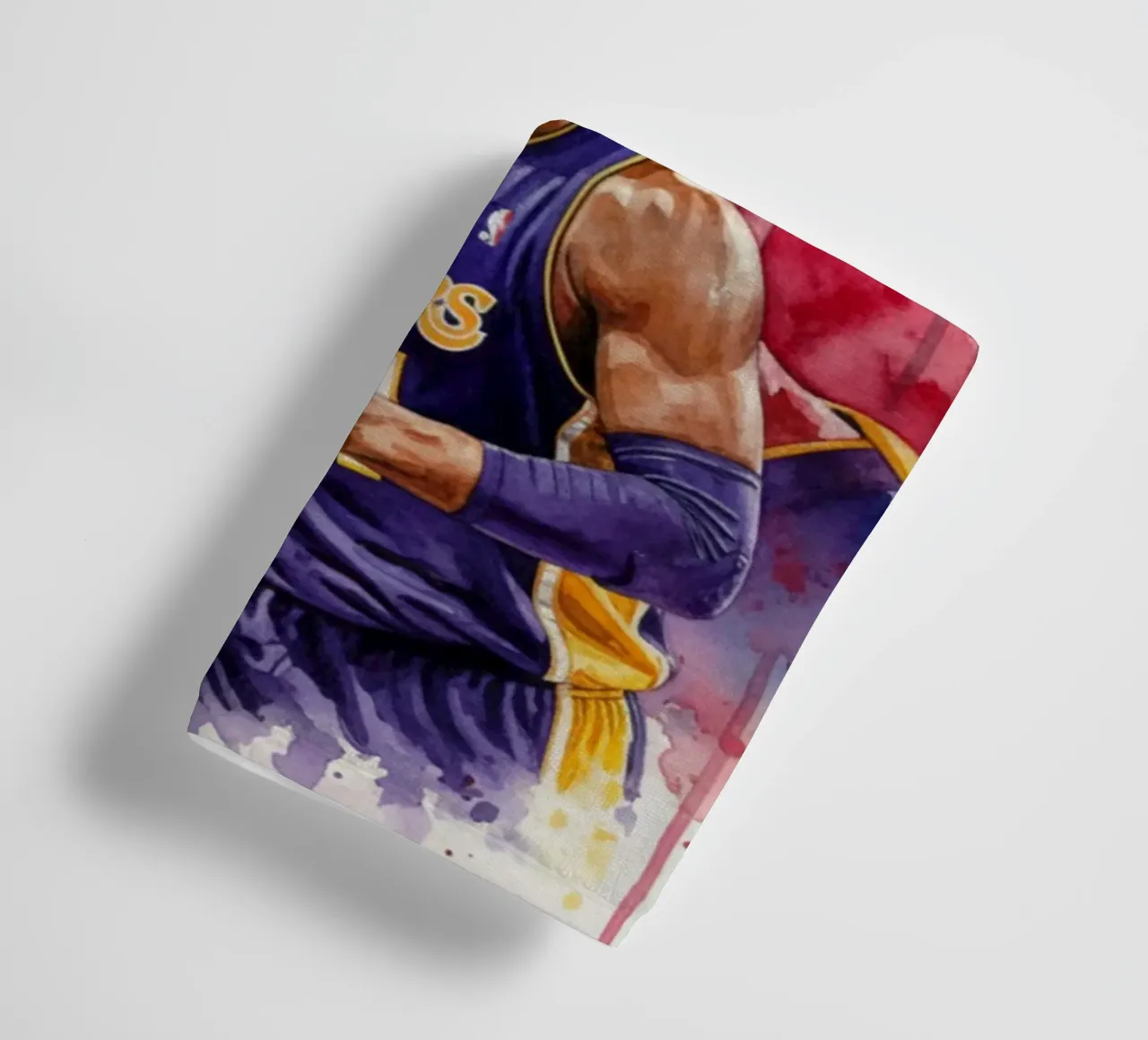 Kobe Bryant art abstrait coloré serviette de bain de Kalis