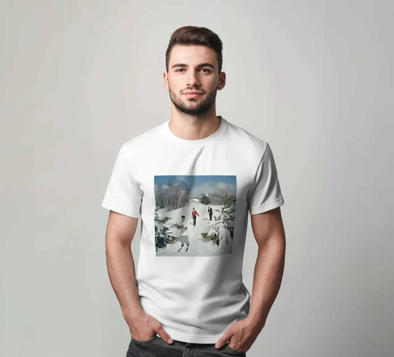 Camerieri di sci t-shirt da arleneturnershop