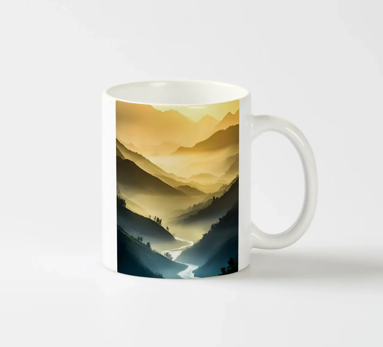 Luce tra gli strati tazza in ceramica da luxi&lace