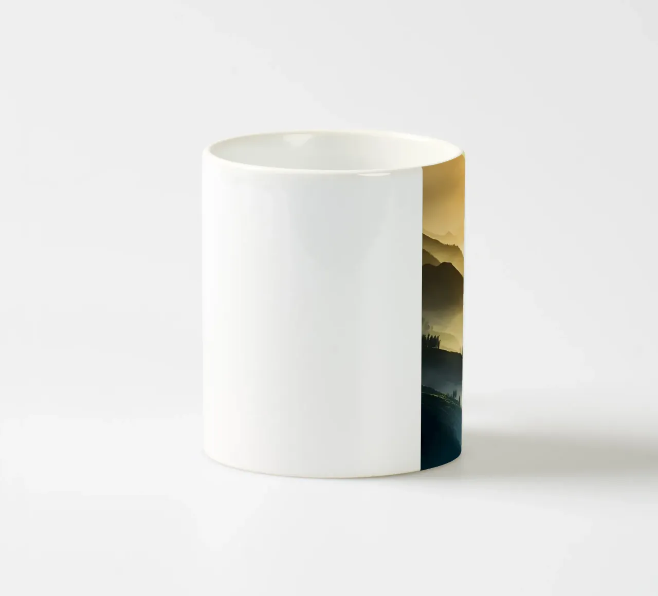 Luce tra gli strati tazza in ceramica da luxi&lace