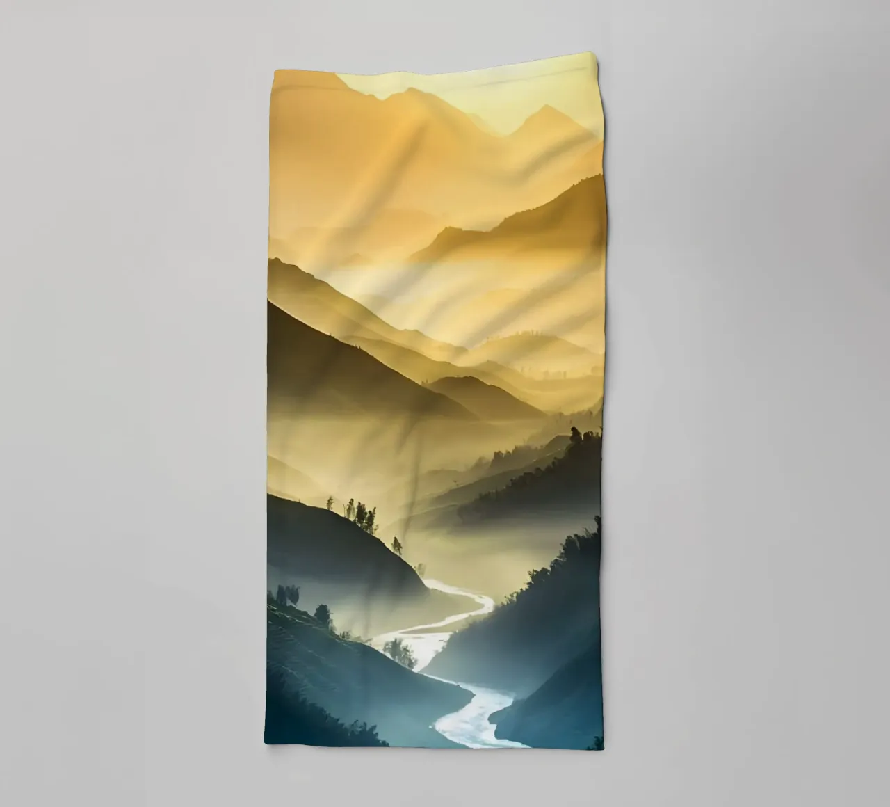 La lumière entre les couches serviette de bain de luxi&lace