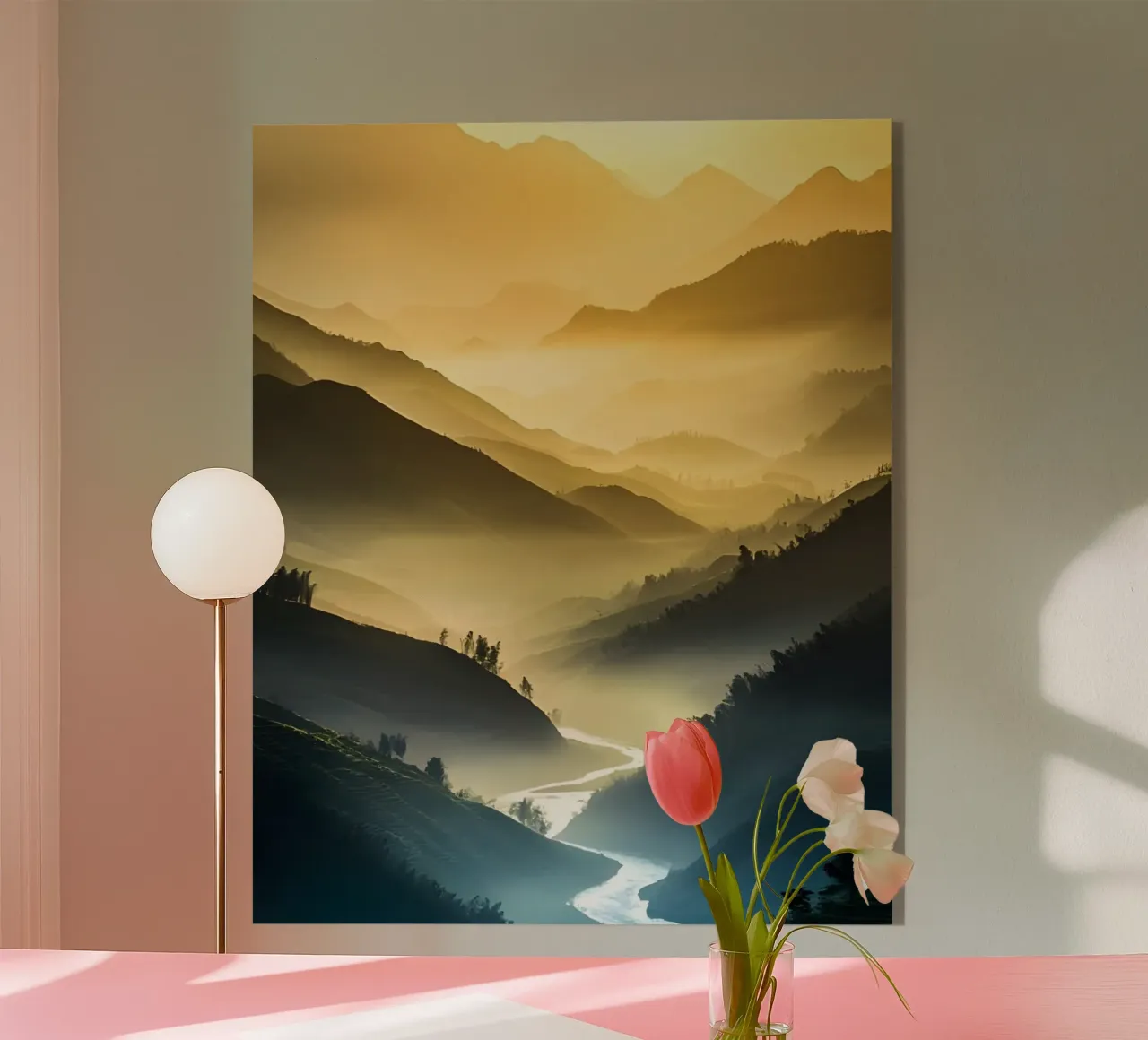 Luce tra gli strati plexiglass da luxi&lace
