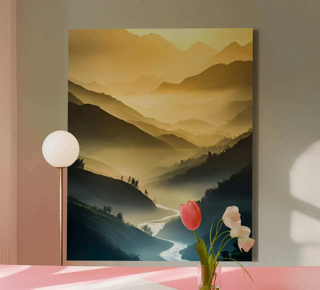 Luce tra gli strati tela da luxi&lace