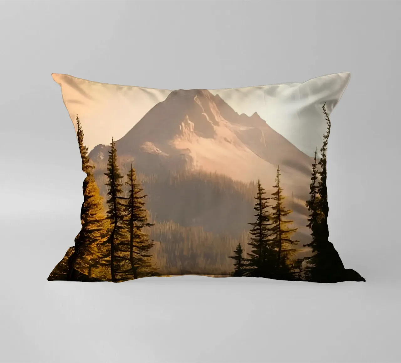 Riflesso di montagna e foresta cuscino da luxi&lace