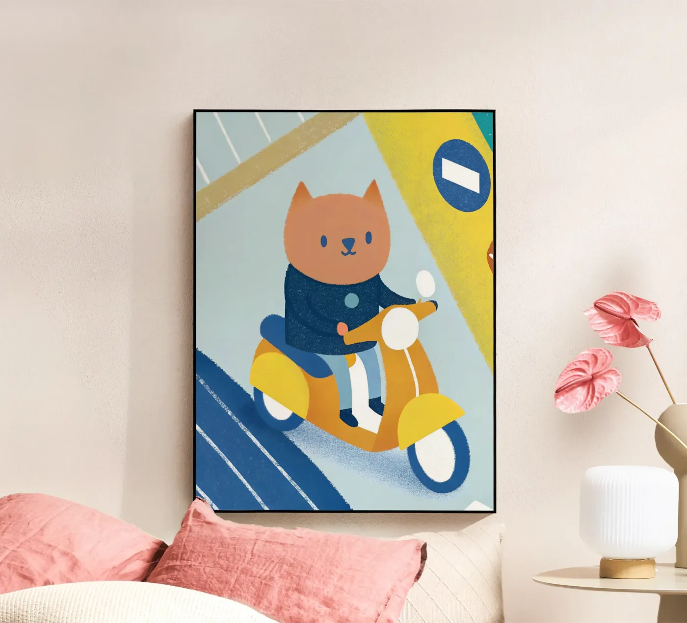 Cat Riding plexiglass da LOYAL SHOP