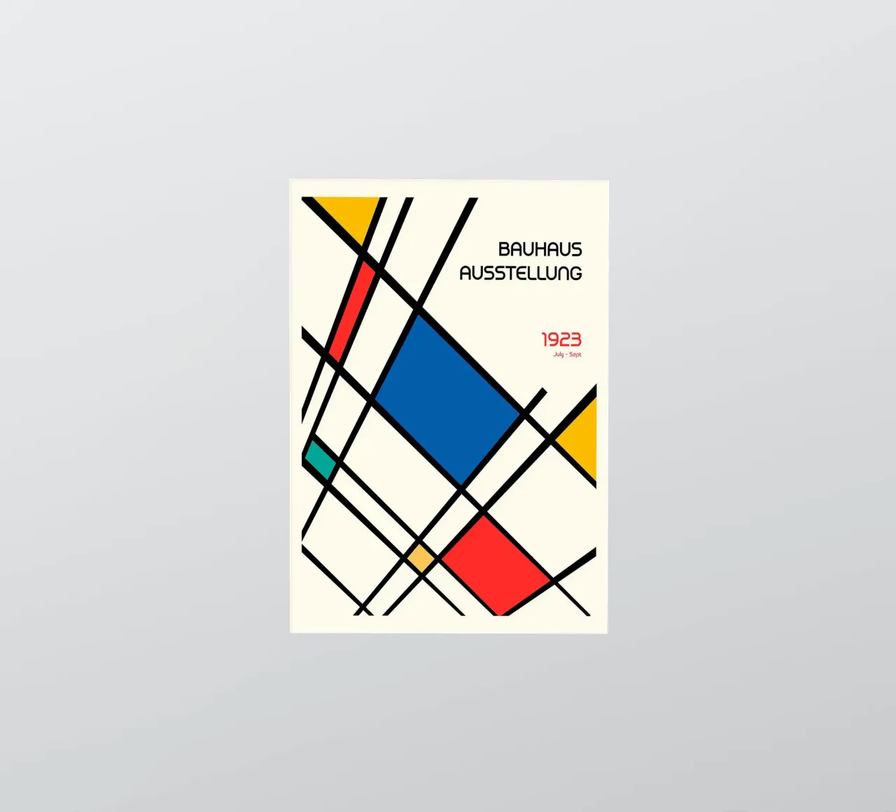 linee geometriche adesivo da Zoe Watson