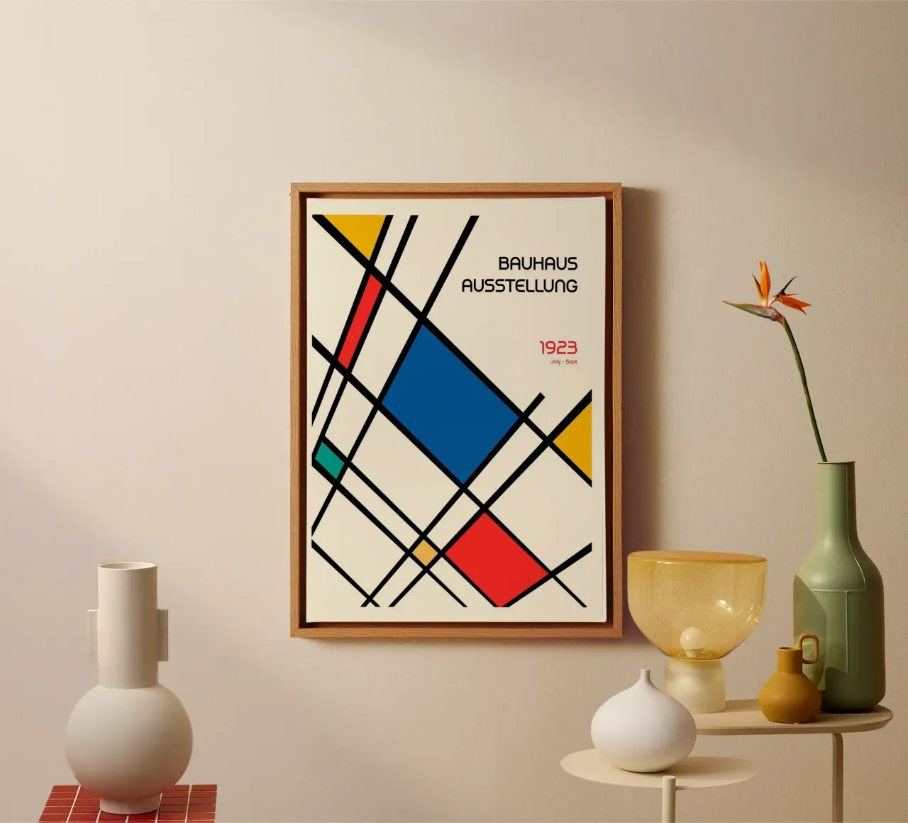 linee geometriche tela da Zoe Watson