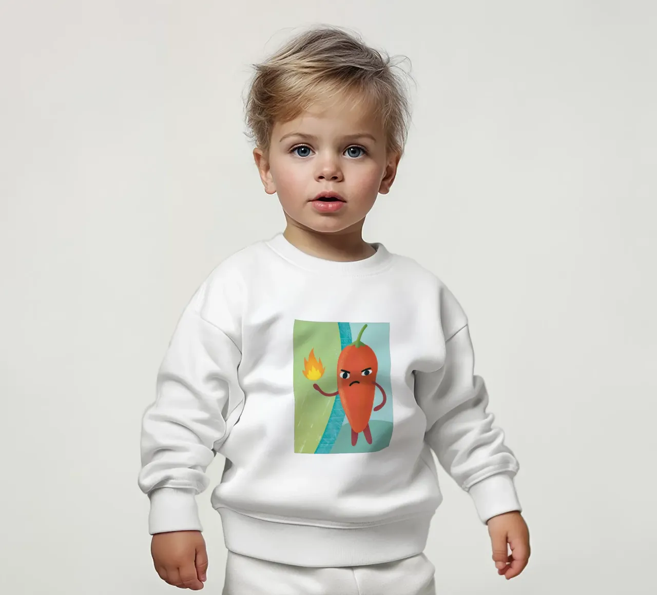 Peperoncini arrabbiati felpa neonato da LOYAL SHOP