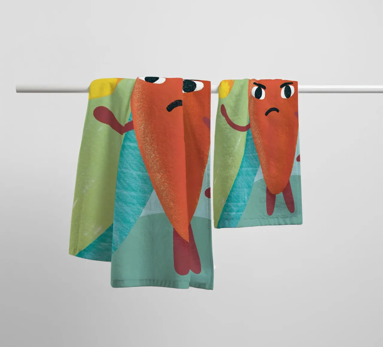 Peperoncini arrabbiati asciugamano da bagno da LOYAL SHOP