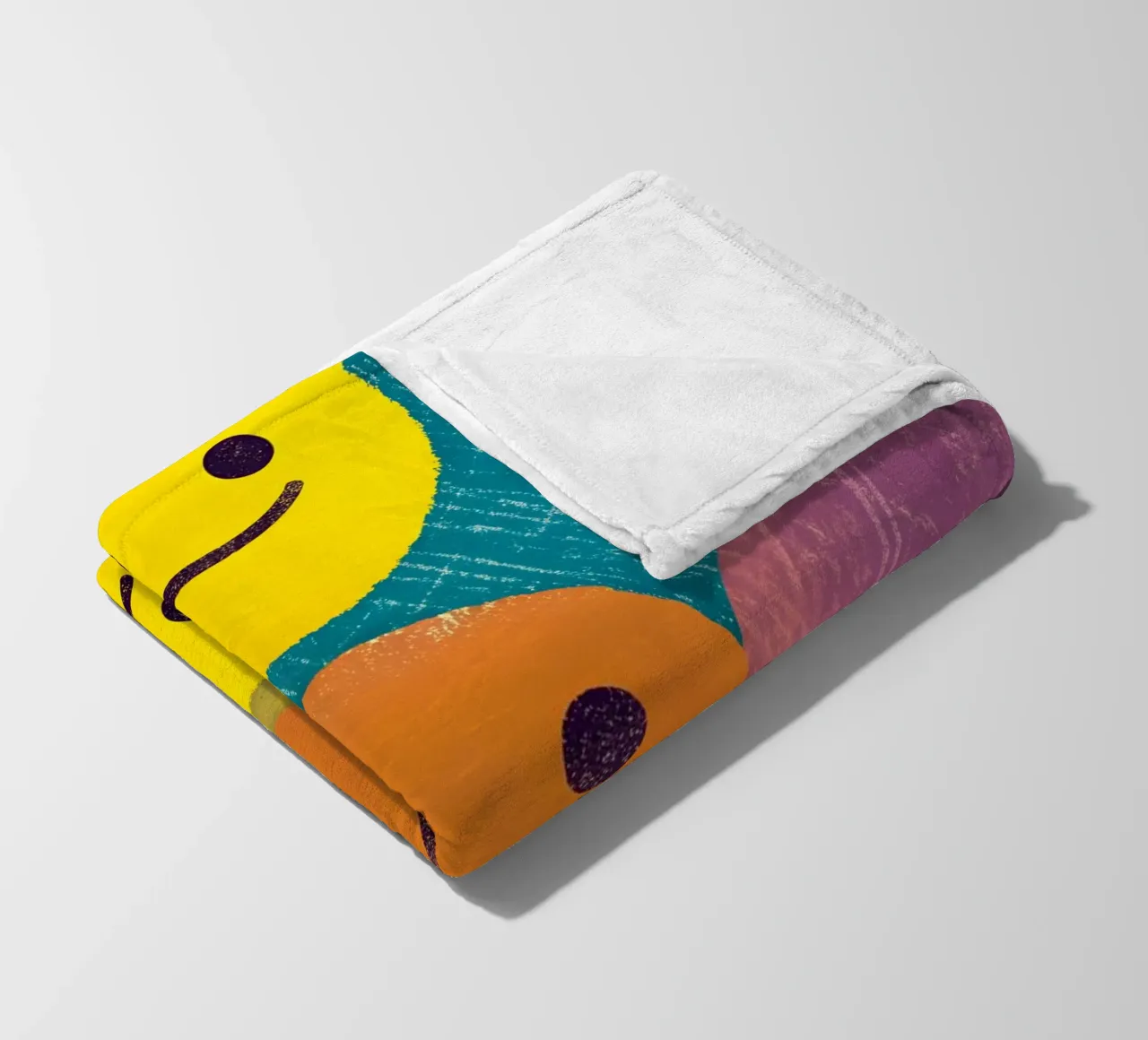 Espressioni di gioia, tristezza e delusione coperta in pile da LOYAL SHOP