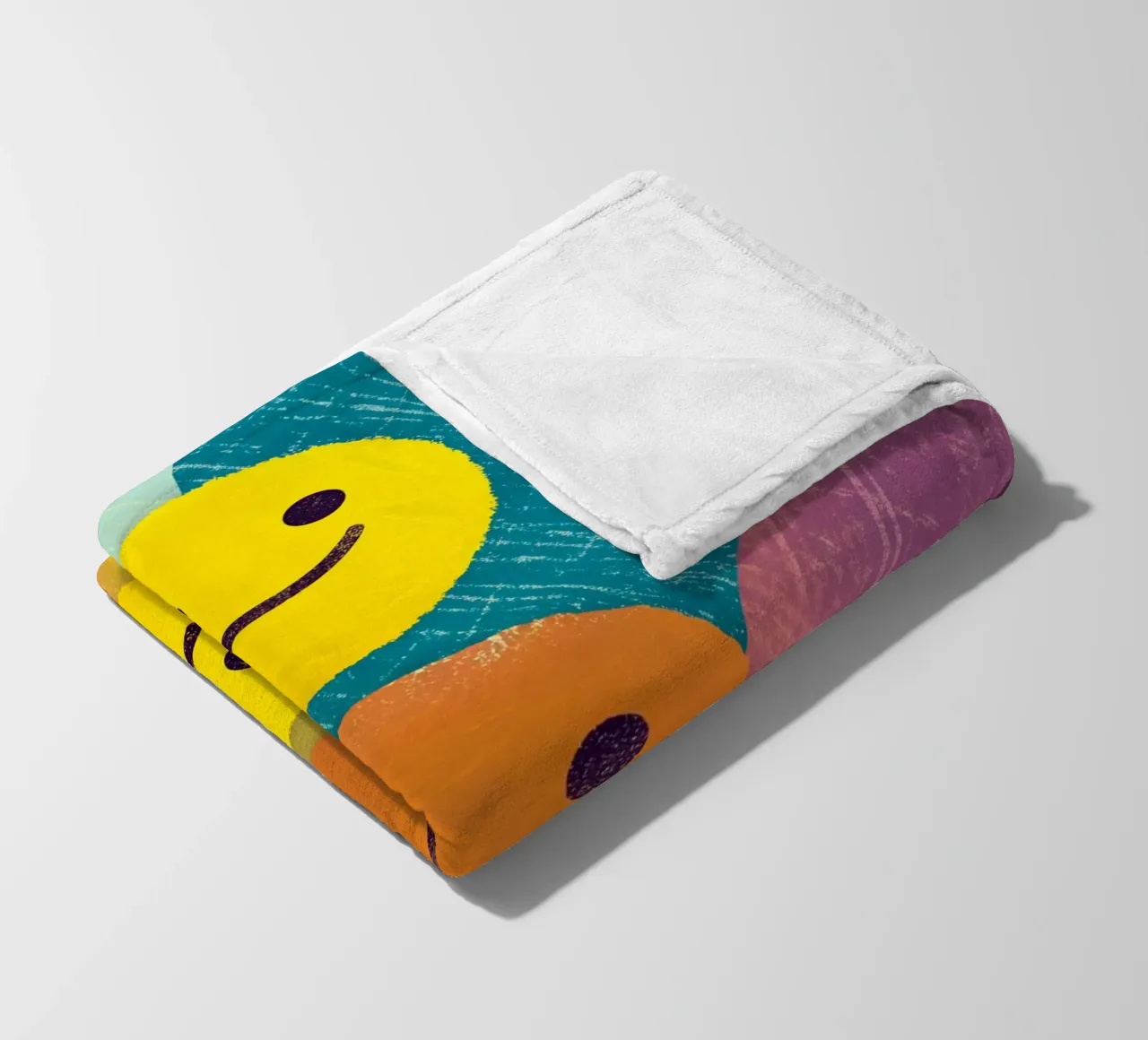 Espressioni di gioia, tristezza e delusione coperta in pile da LOYAL SHOP