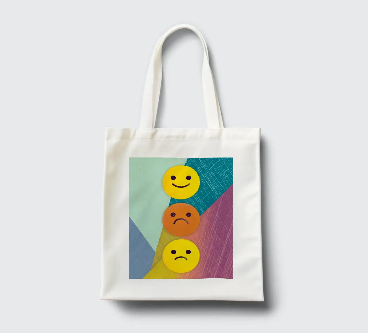 Espressioni di gioia, tristezza e delusione borsa in juta da LOYAL SHOP