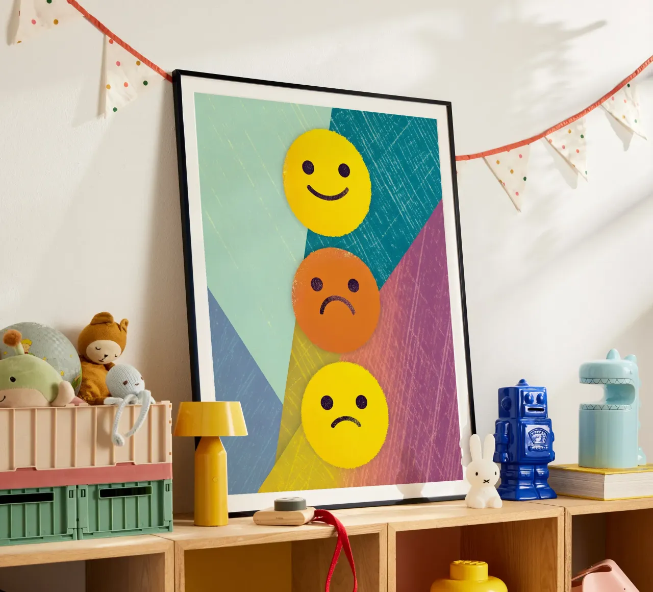 Espressioni di gioia, tristezza e delusione poster da LOYAL SHOP