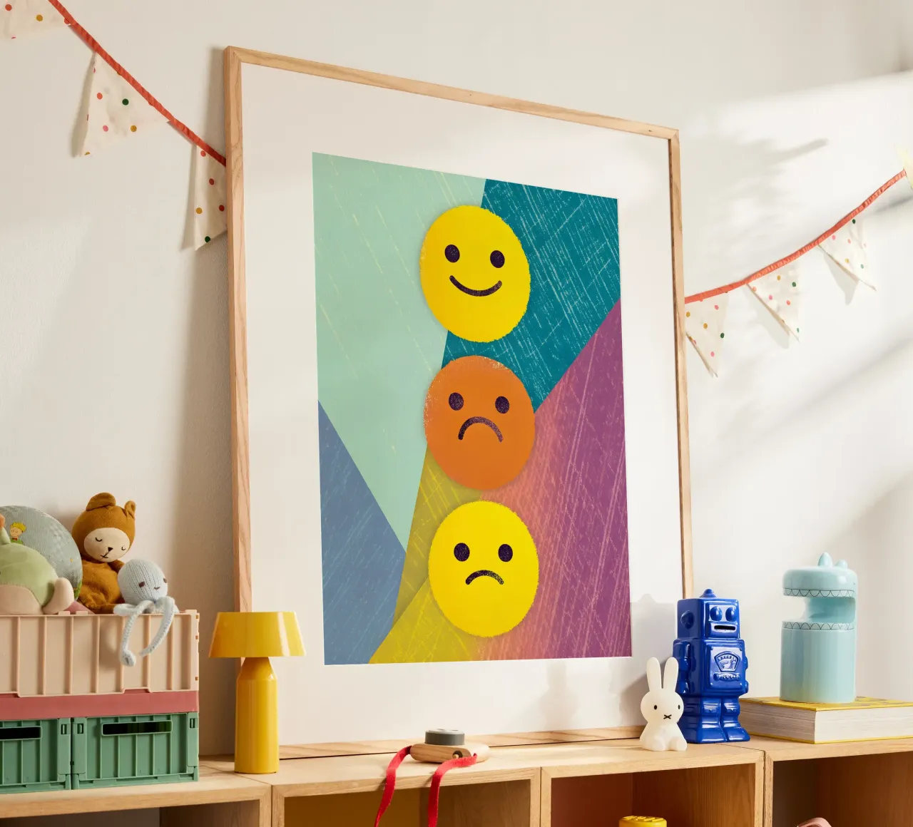Espressioni di gioia, tristezza e delusione poster da LOYAL SHOP