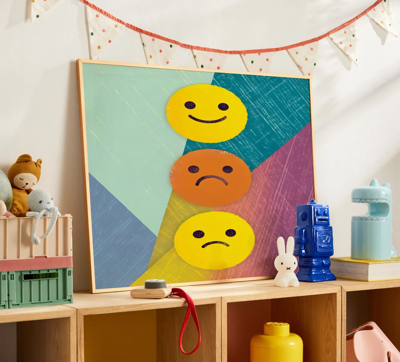 Espressioni di gioia, tristezza e delusione poster da LOYAL SHOP