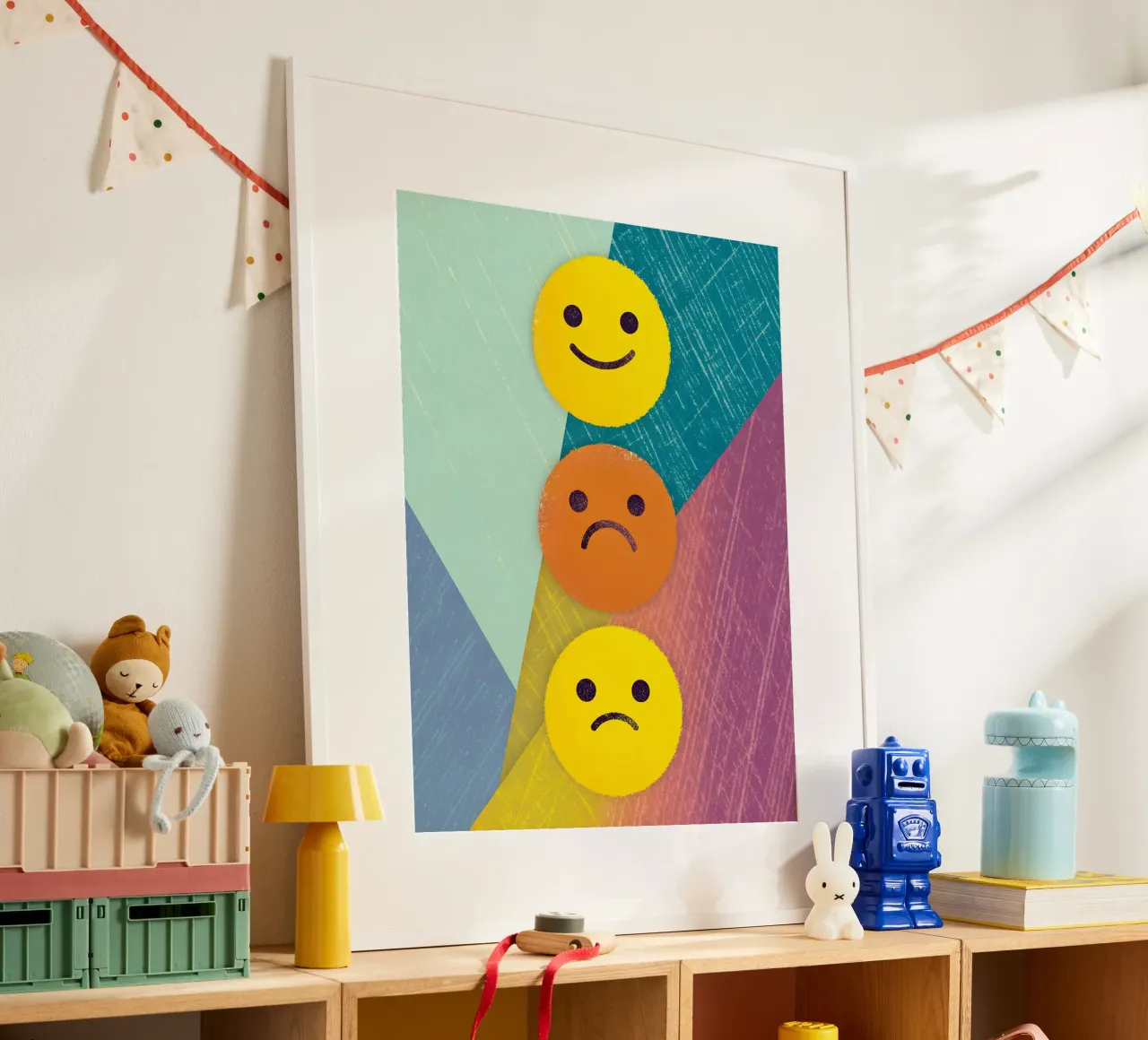 Espressioni di gioia, tristezza e delusione poster da LOYAL SHOP