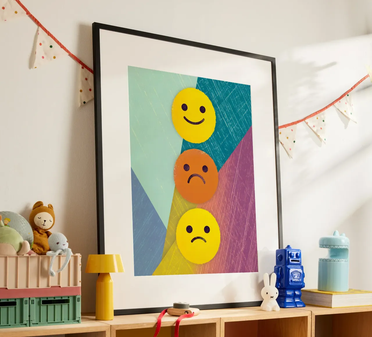 Espressioni di gioia, tristezza e delusione poster da LOYAL SHOP