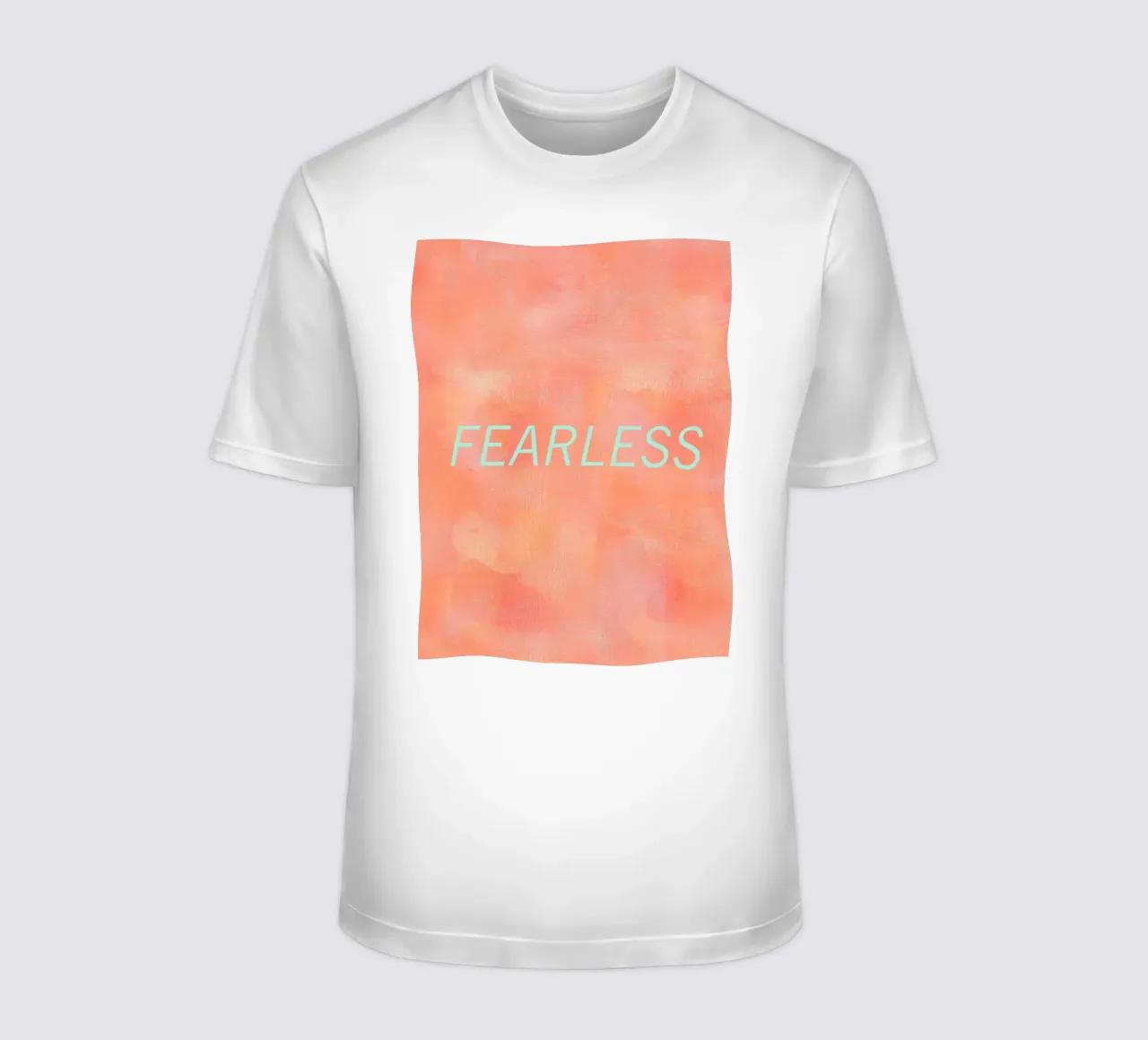 FEARLESS Orange Abstract Print t-shirt da FABOArt