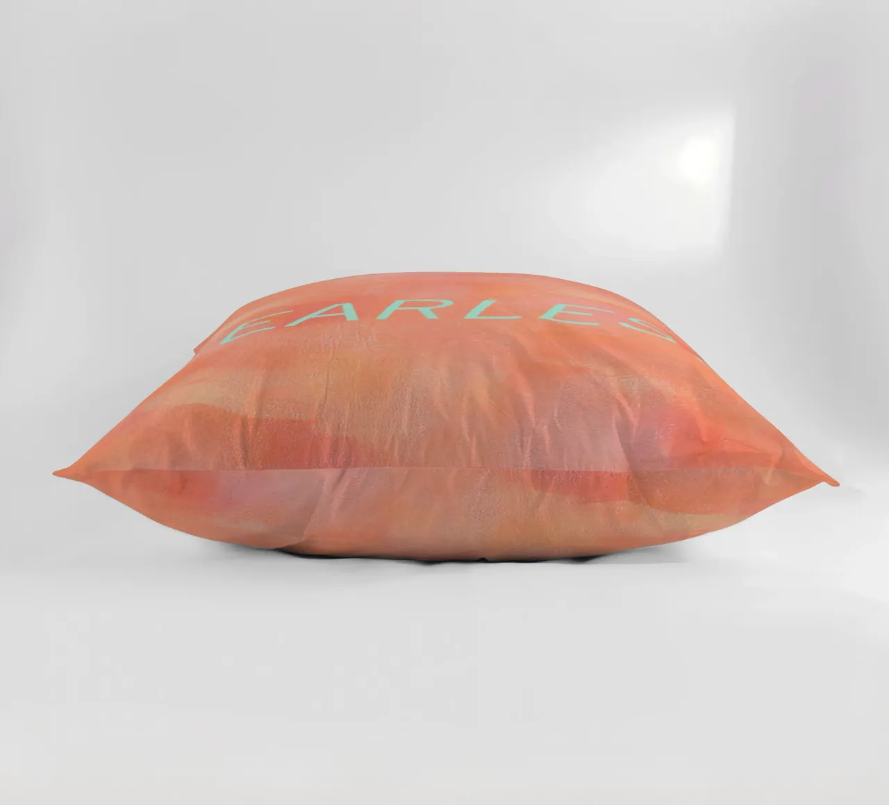 FEARLESS Orange Abstract Print cuscino da FABOArt