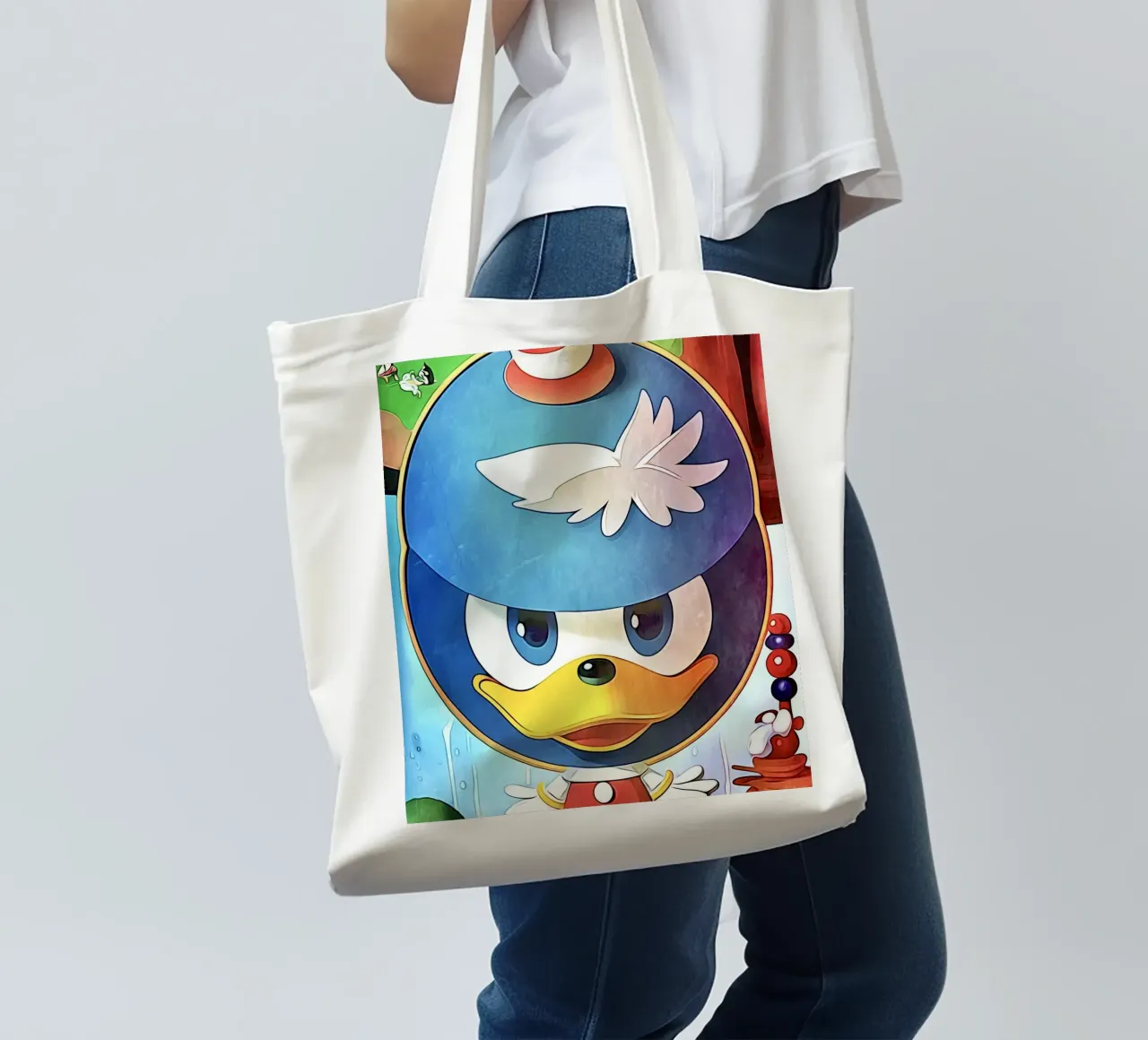 Giocate con me! borsa in juta da ZAMART - PopArt