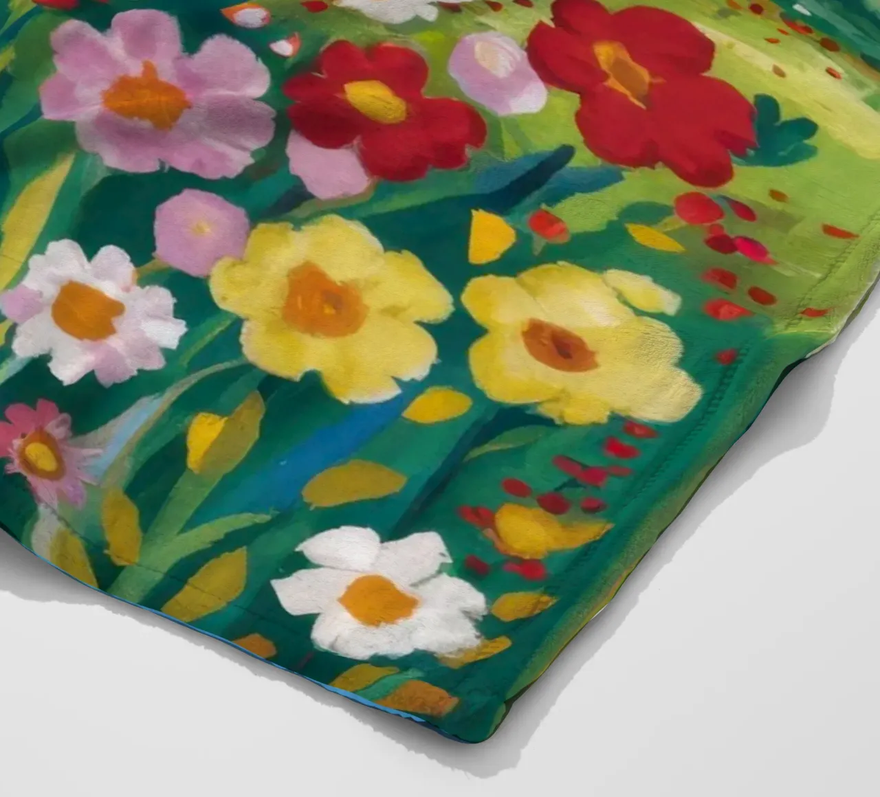 Prato di fiori selvatici in riva al mare coperta in pile da Solace Light