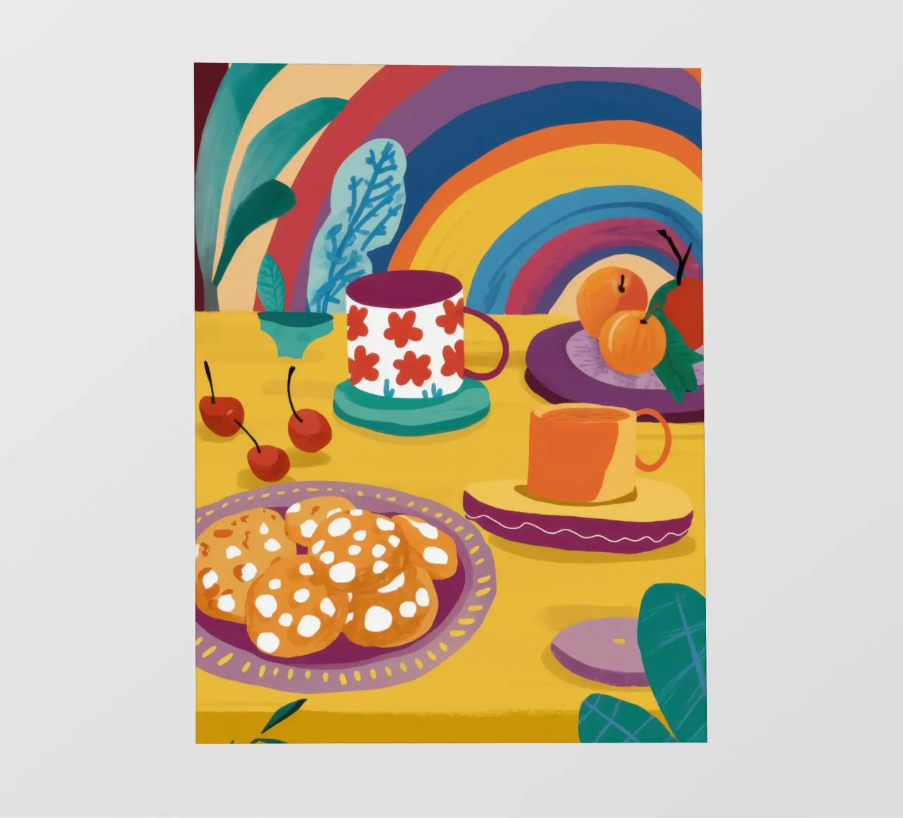 Tea Party arcobaleno pellicola backlit da Solace Light