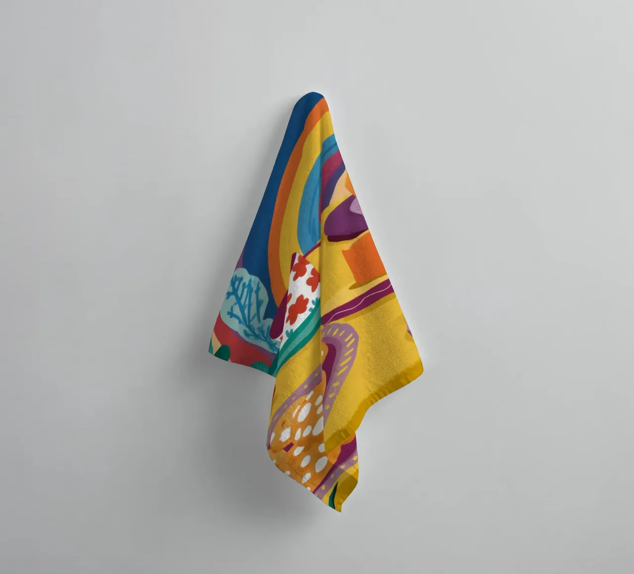 Tea Party arcobaleno asciugamano da bagno da Solace Light