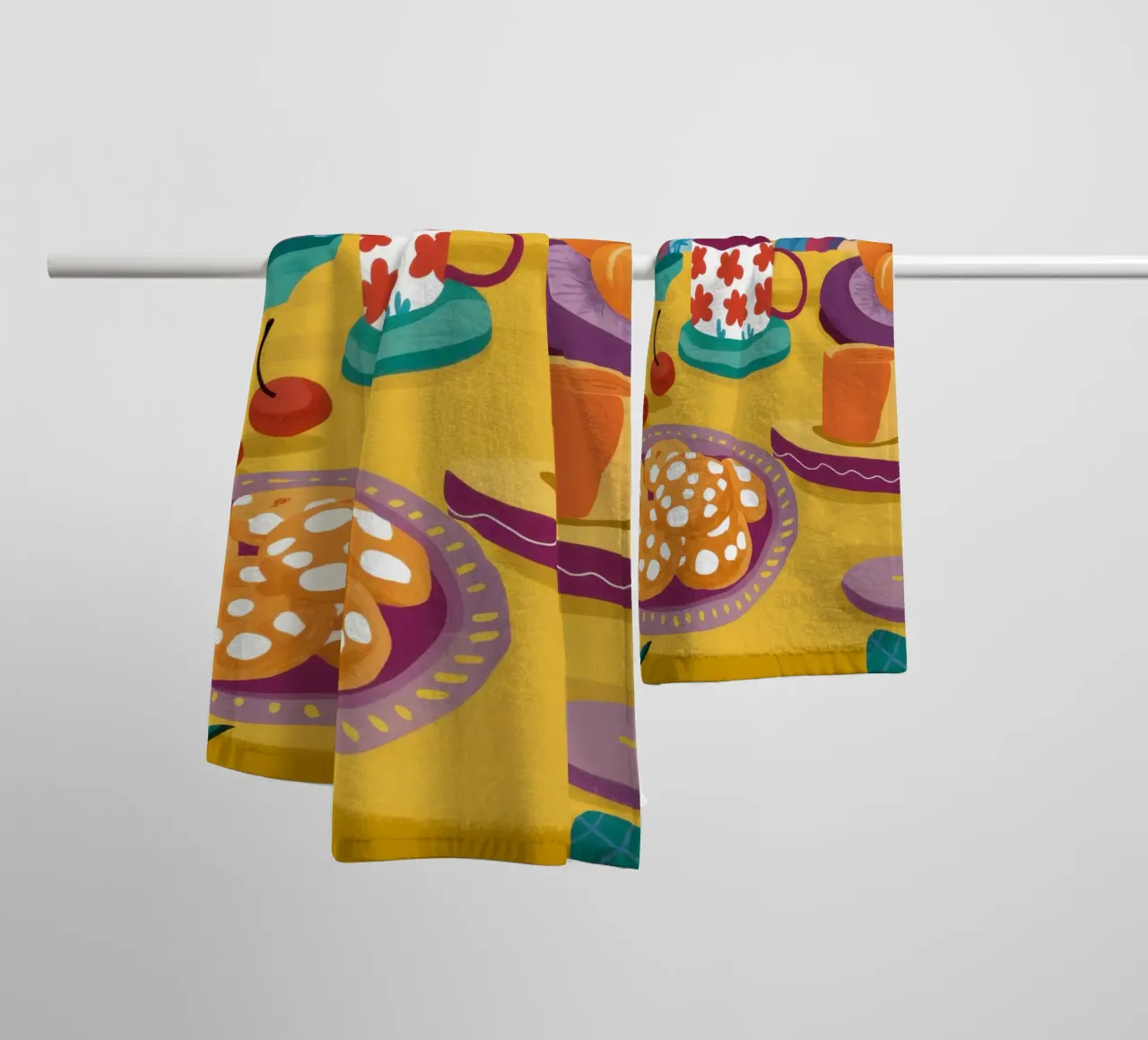 Tea Party arcobaleno asciugamano da bagno da Solace Light
