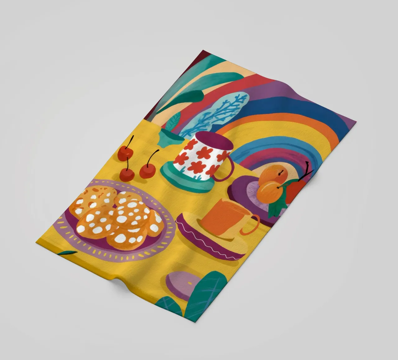 Tea Party arcobaleno telo mare da Solace Light