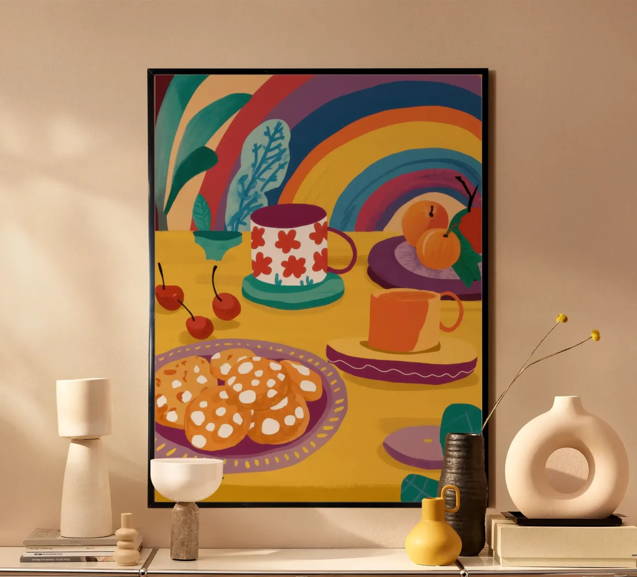 Tea Party arcobaleno carta hahnemühle da Solace Light