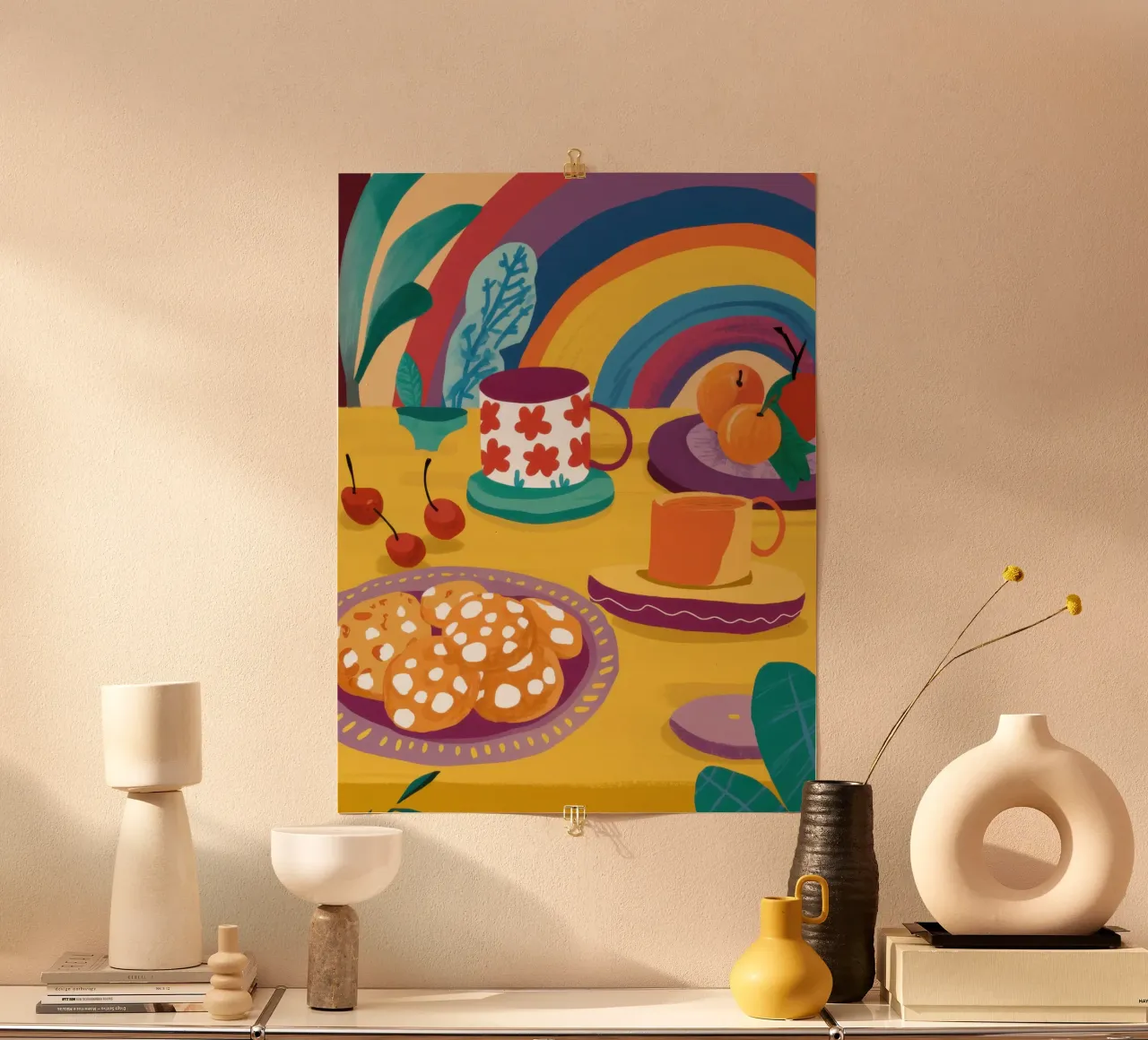 Tea Party arcobaleno carta hahnemühle da Solace Light