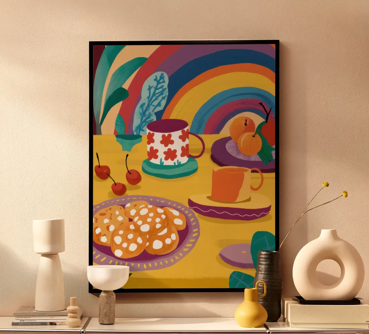 Tea Party arcobaleno carta hahnemühle da Solace Light