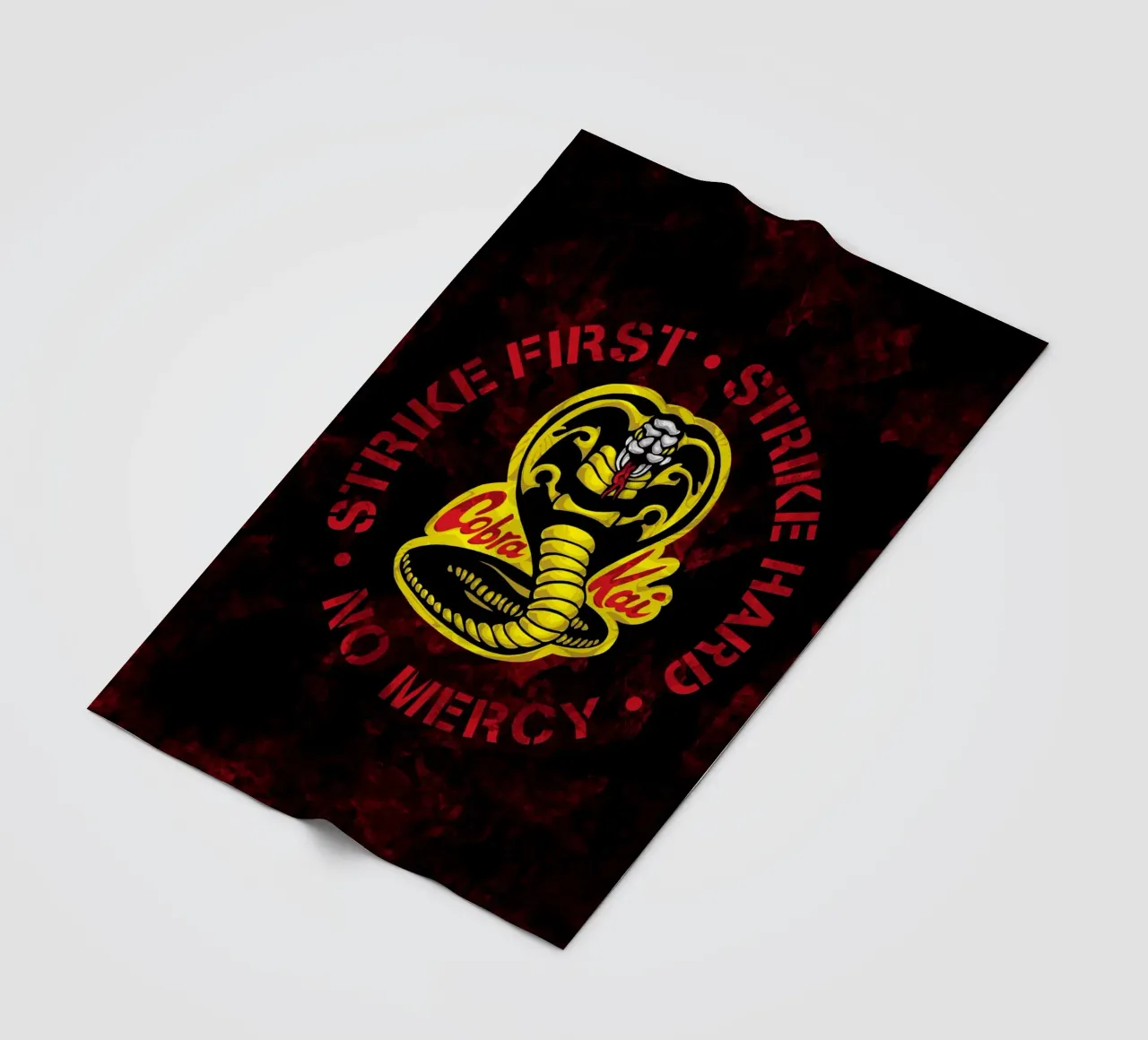 Karate Kid Cobra Kai fleece blanket by nabakumov