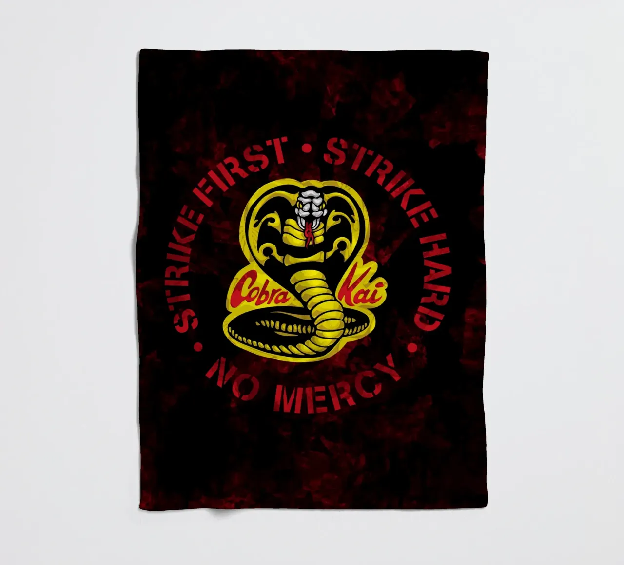 Karate Kid Cobra Kai fleece blanket by nabakumov